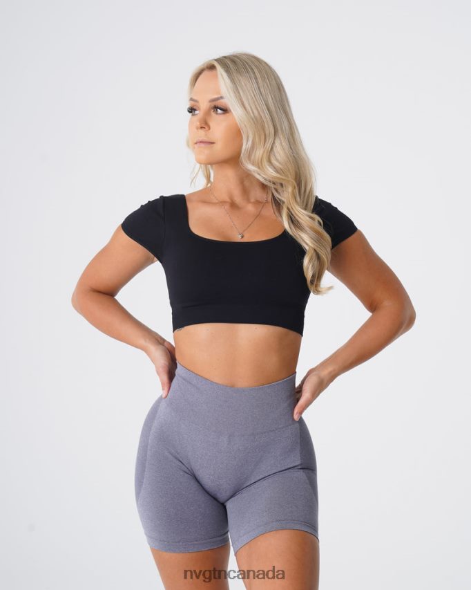 NVGTN Fitness Women Serene Seamless Bra Black HJXFTJ75
