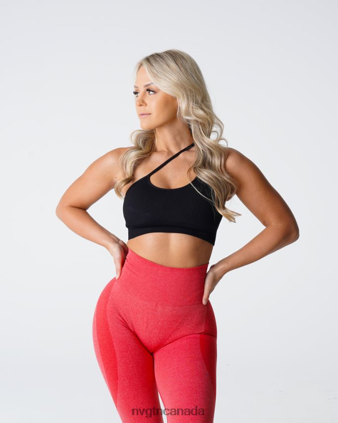 NVGTN Fitness Women Streamline Seamless Bra Black HJXFTJ124