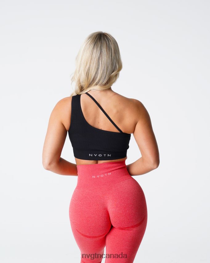 NVGTN Fitness Women Streamline Seamless Bra Black HJXFTJ124