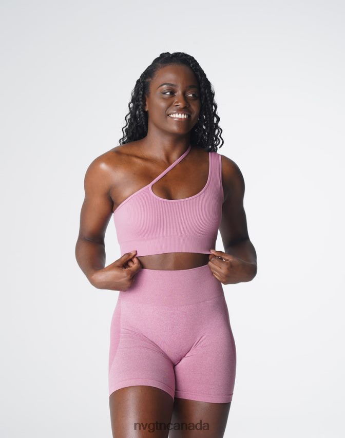 NVGTN Fitness Women Streamline Seamless Bra Pastel Pink HJXFTJ126