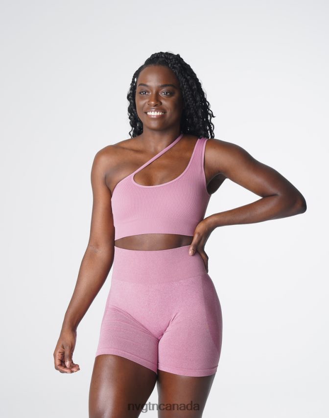 NVGTN Fitness Women Streamline Seamless Bra Pastel Pink HJXFTJ126