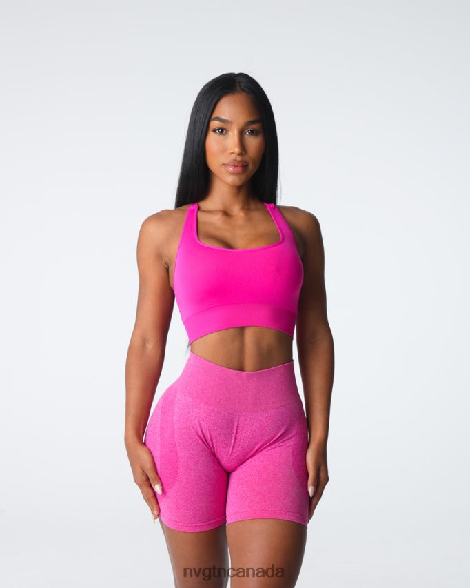 NVGTN Fitness Women Thrive Seamless Bra Fuchsia HJXFTJ7