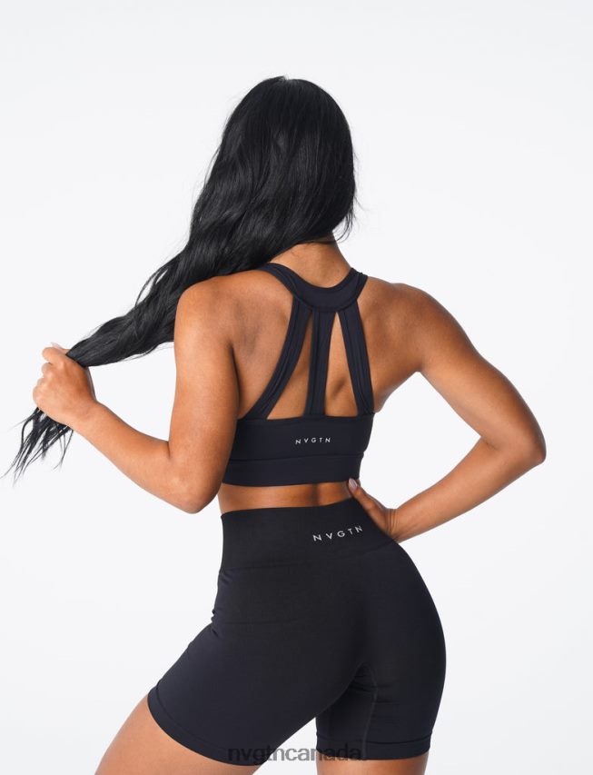 NVGTN Fitness Women Trio Bra Black HJXFTJ187