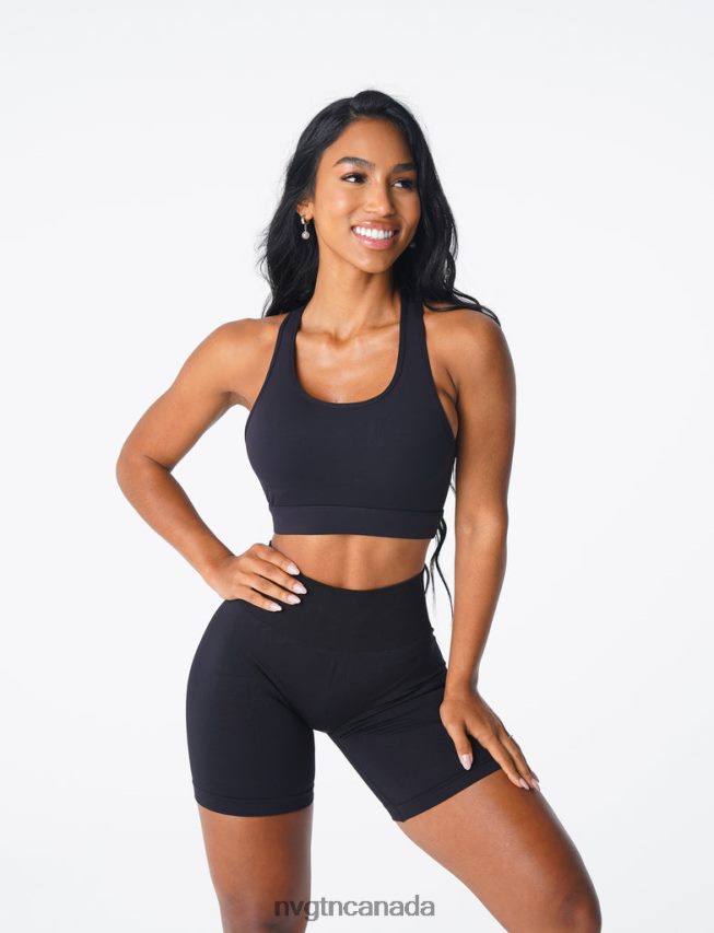 NVGTN Fitness Women Trio Bra Black HJXFTJ187
