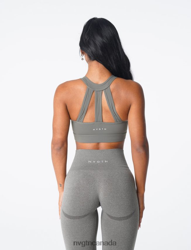 NVGTN Fitness Women Trio Bra Khaki Green HJXFTJ190