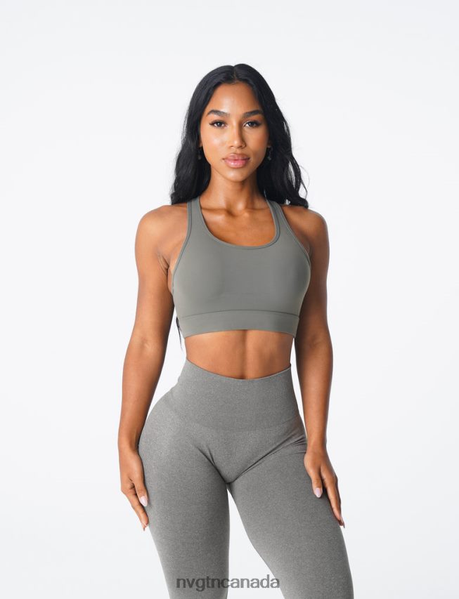 NVGTN Fitness Women Trio Bra Khaki Green HJXFTJ190