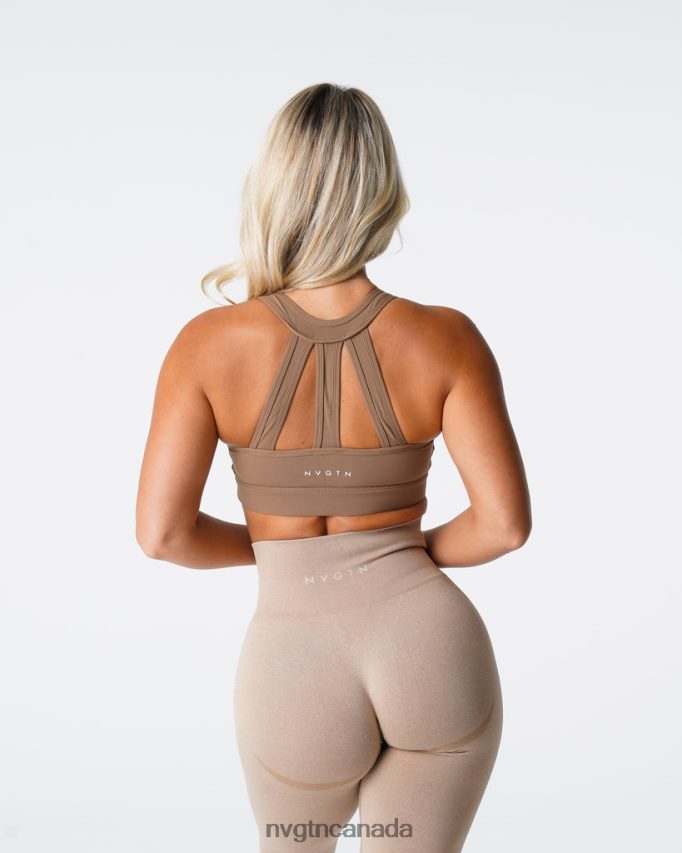 NVGTN Fitness Women Trio Bra Mocha HJXFTJ189