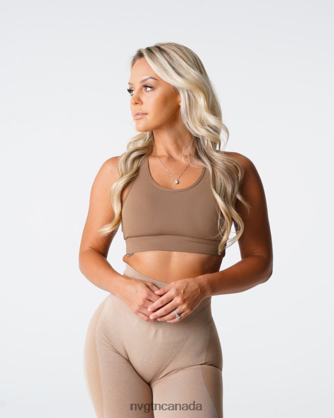 NVGTN Fitness Women Trio Bra Mocha HJXFTJ189