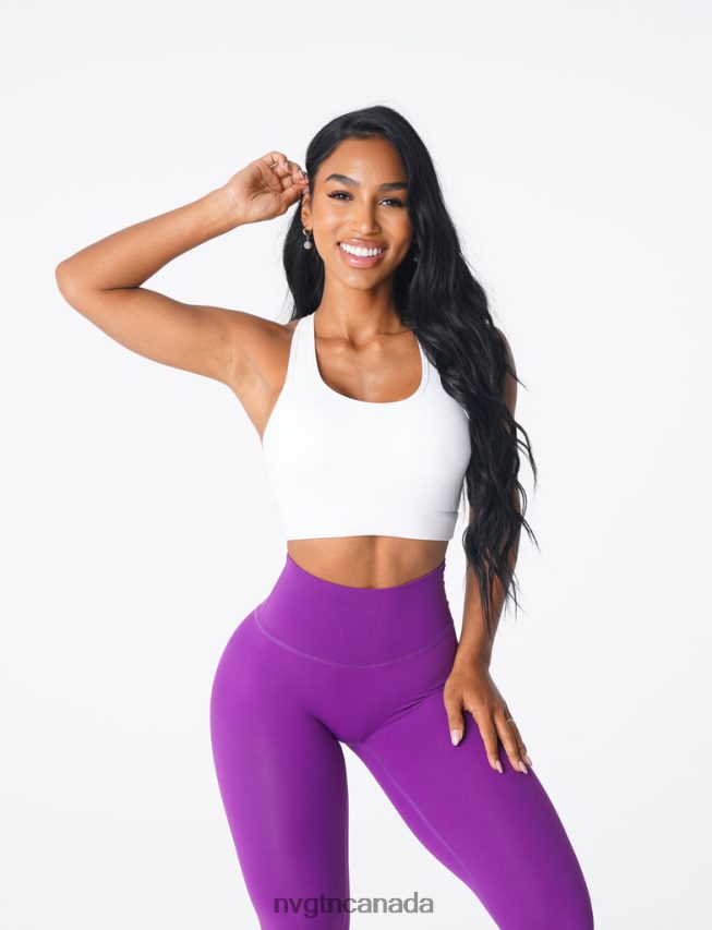 NVGTN Fitness Women Trio Bra White HJXFTJ188