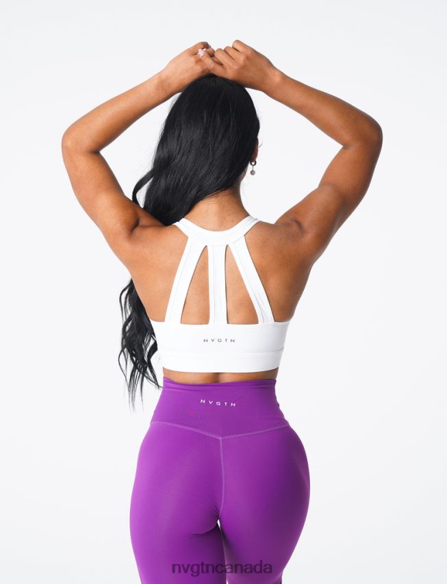 NVGTN Fitness Women Trio Bra White HJXFTJ188