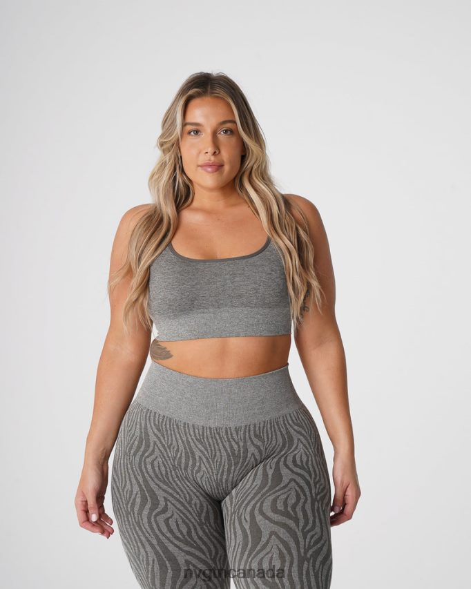 NVGTN Fitness Women Zebra Eclipse Seamless Bra Khaki Green HJXFTJ220