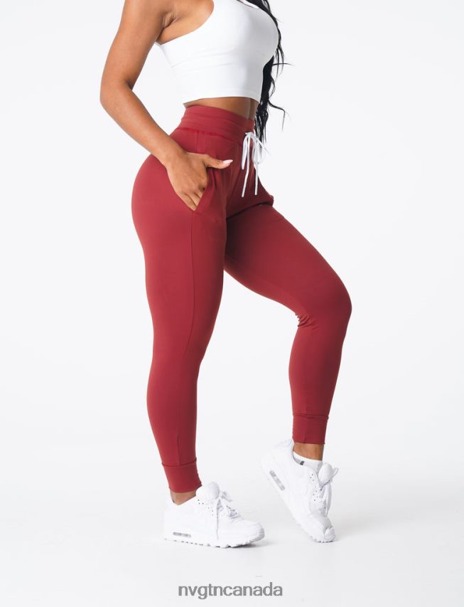 NVGTN Fitness Women Joggers Maroon HJXFTJ705