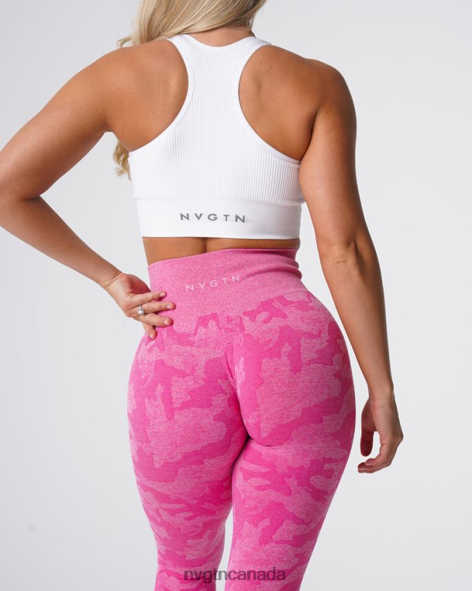 NVGTN Fitness Women Camo Seamless Leggings Bubble Gum Pink HJXFTJ659
