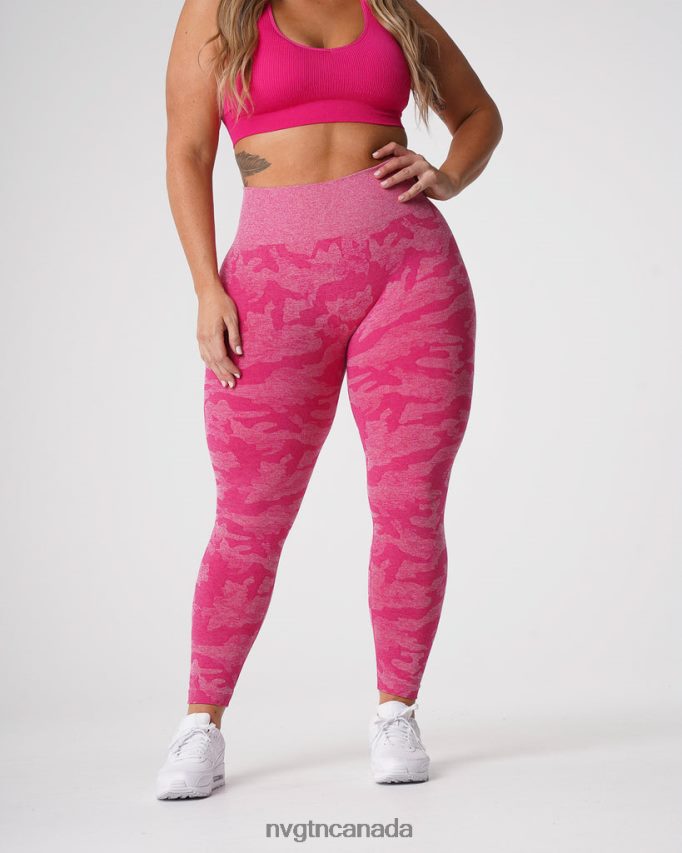 NVGTN Fitness Women Camo Seamless Leggings Fuchsia HJXFTJ673