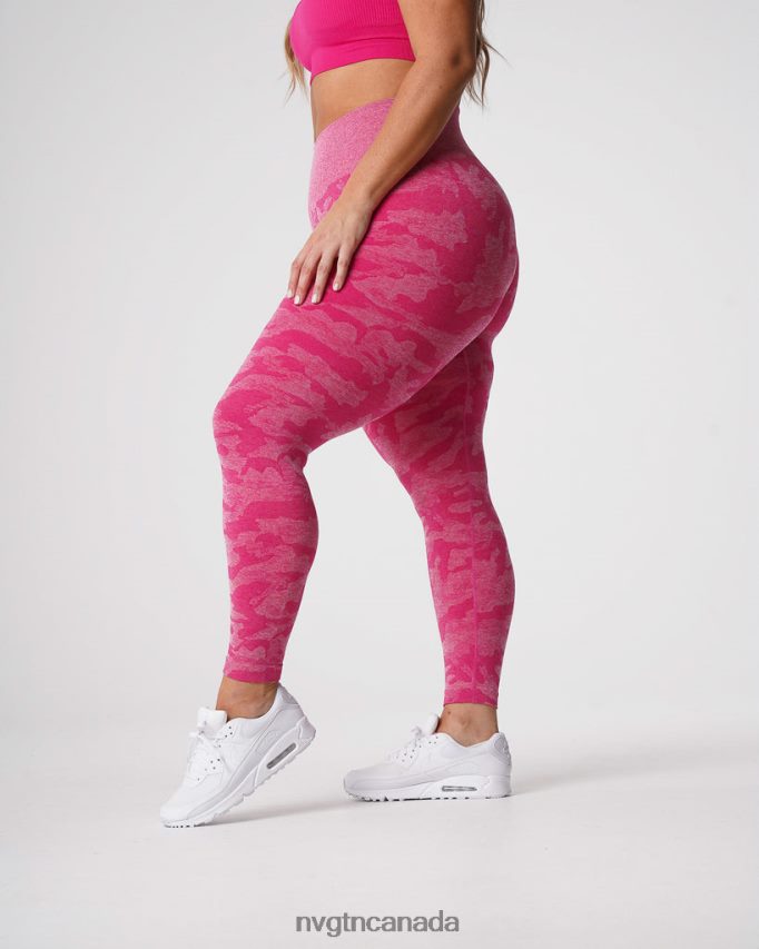 NVGTN Fitness Women Camo Seamless Leggings Fuchsia HJXFTJ673