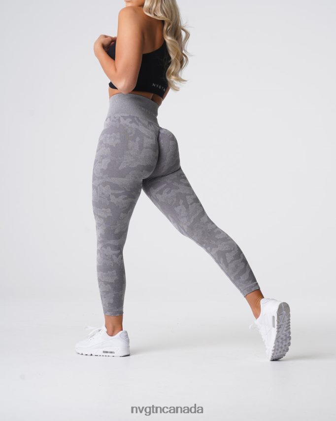 NVGTN Fitness Women Camo Seamless Leggings Grey HJXFTJ657