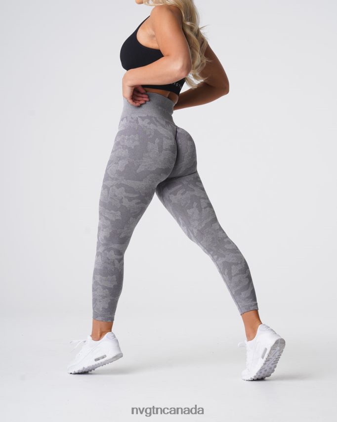 NVGTN Fitness Women Camo Seamless Leggings Grey HJXFTJ657