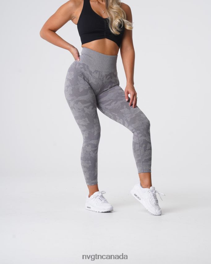 NVGTN Fitness Women Camo Seamless Leggings Grey HJXFTJ657