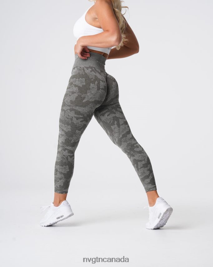 NVGTN Fitness Women Camo Seamless Leggings Khaki Green HJXFTJ675
