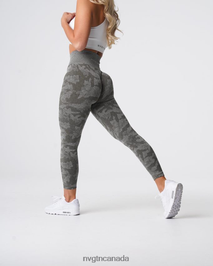 NVGTN Fitness Women Camo Seamless Leggings Khaki Green HJXFTJ675