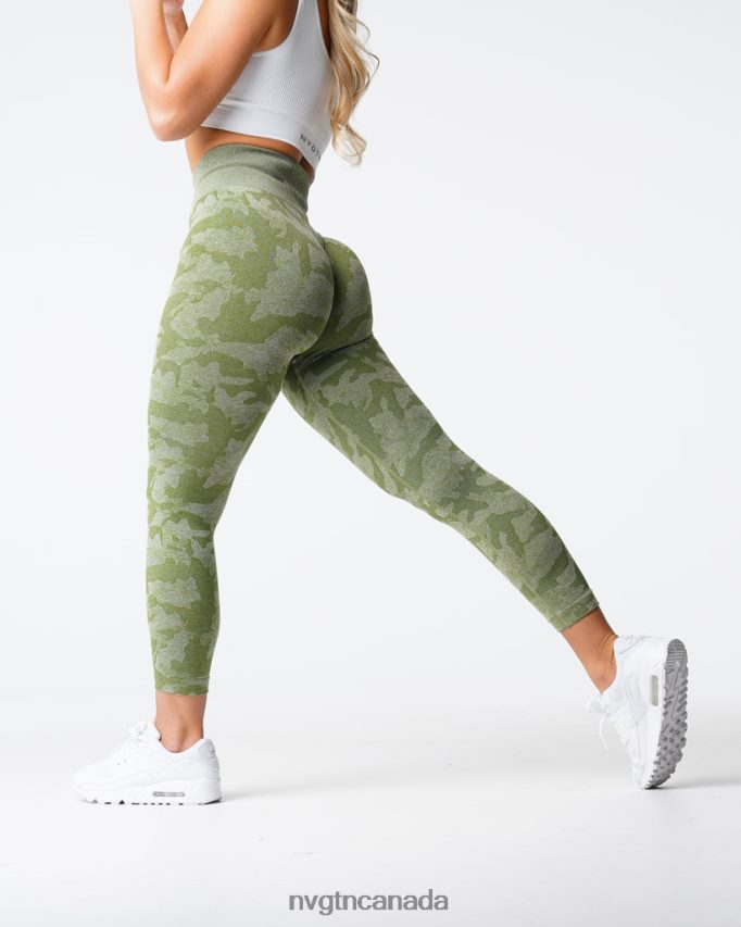 NVGTN Fitness Women Camo Seamless Leggings Meadow HJXFTJ548