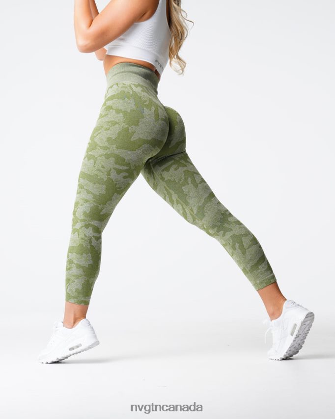 NVGTN Fitness Women Camo Seamless Leggings Meadow HJXFTJ548
