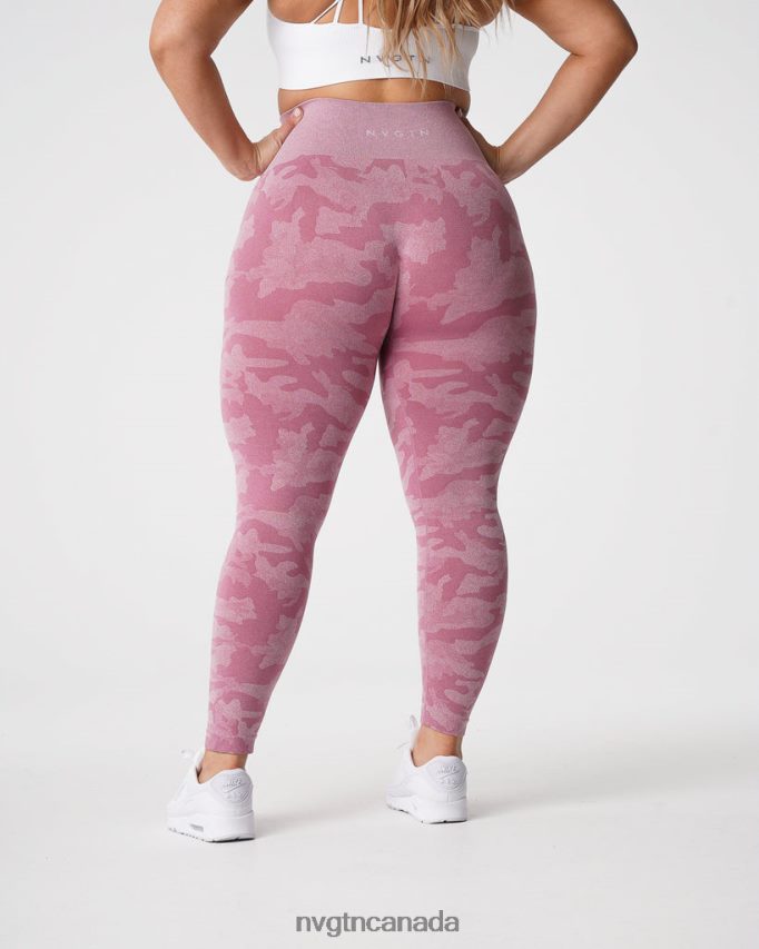 NVGTN Fitness Women Camo Seamless Leggings Pastel Pink HJXFTJ670