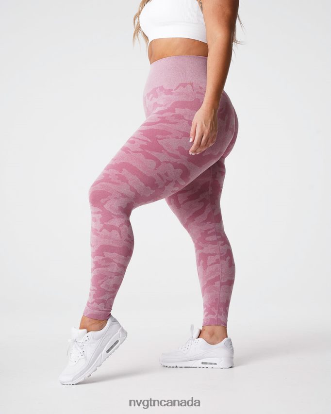 NVGTN Fitness Women Camo Seamless Leggings Pastel Pink HJXFTJ670