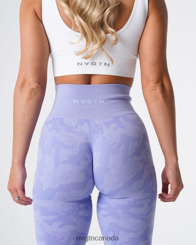 NVGTN Fitness Women Camo Seamless Leggings Periwinkle HJXFTJ660