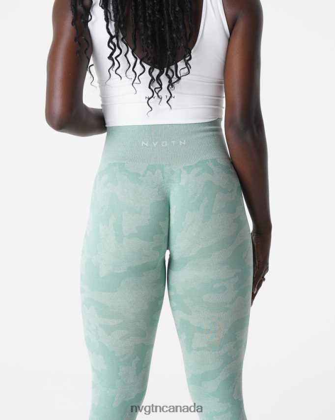 NVGTN Fitness Women Camo Seamless Leggings Sage Green HJXFTJ672