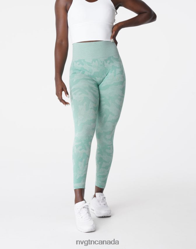 NVGTN Fitness Women Camo Seamless Leggings Sage Green HJXFTJ672