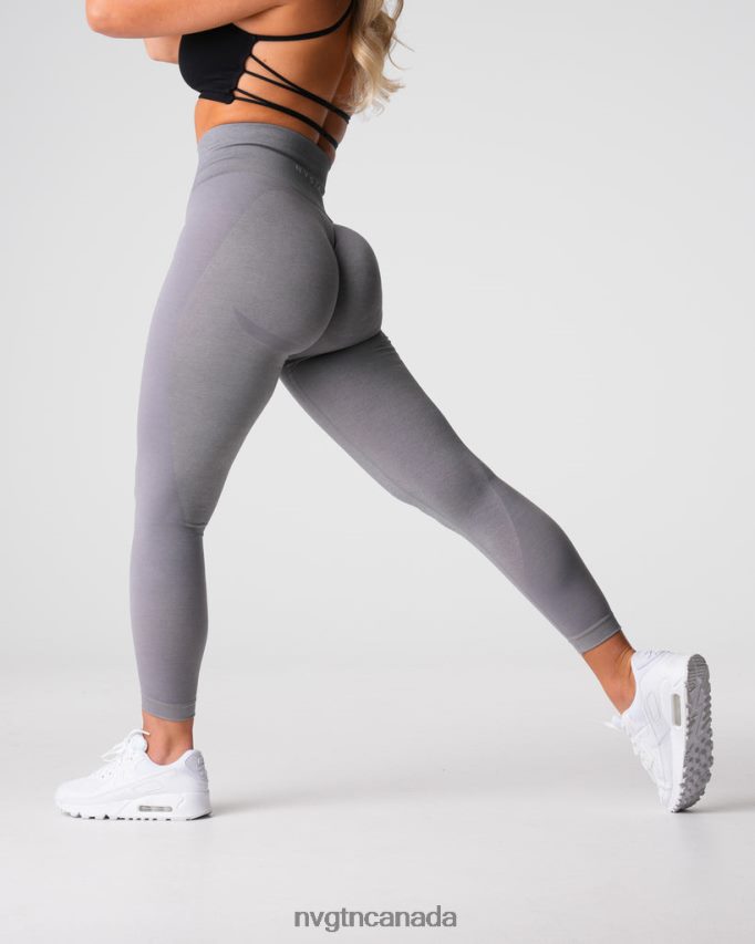 NVGTN Fitness Women Contour 2.0 Seamless Leggings Grey HJXFTJ488