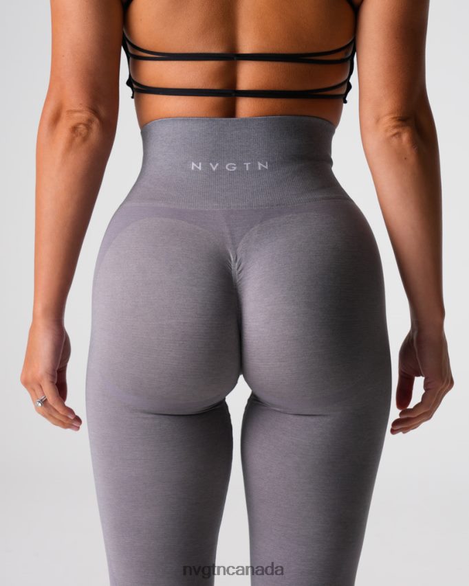 NVGTN Fitness Women Contour 2.0 Seamless Leggings Grey HJXFTJ488