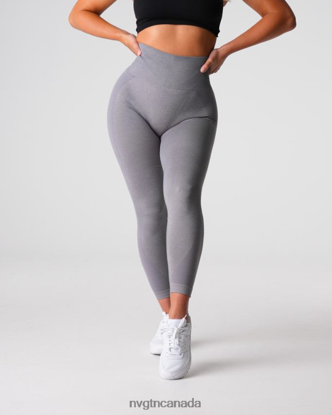 NVGTN Fitness Women Contour 2.0 Seamless Leggings Grey HJXFTJ488