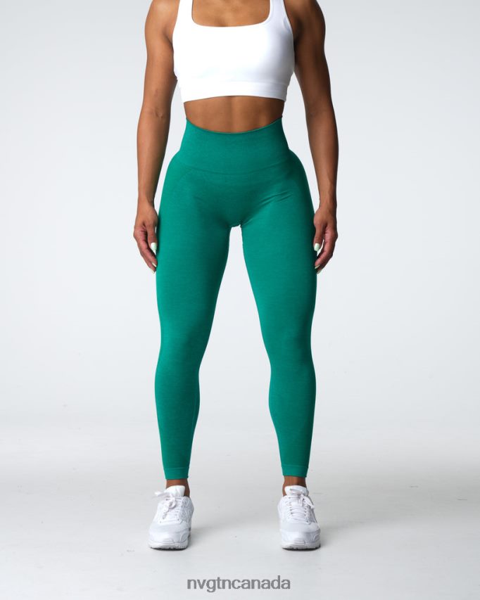 NVGTN Fitness Women Contour 2.0 Seamless Leggings Jade HJXFTJ490