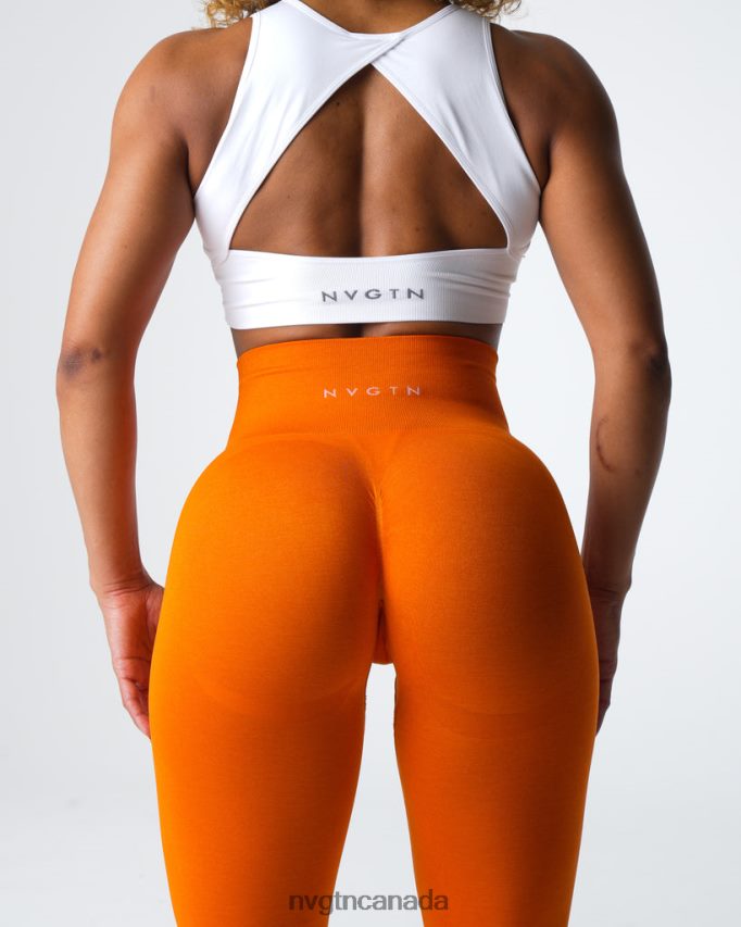 NVGTN Fitness Women Contour 2.0 Seamless Leggings Mandarin HJXFTJ489