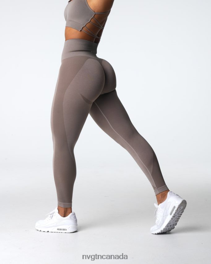 NVGTN Fitness Women Contour 2.0 Seamless Leggings Taupe HJXFTJ491
