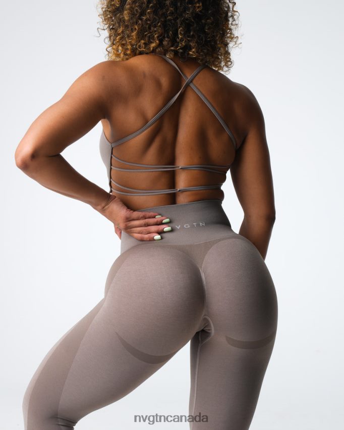 NVGTN Fitness Women Contour 2.0 Seamless Leggings Taupe HJXFTJ491