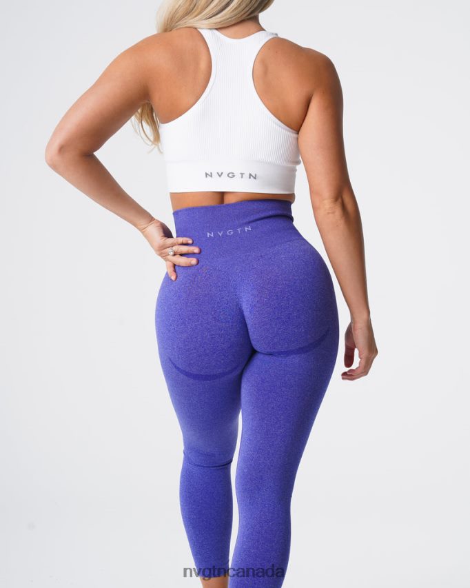 NVGTN Fitness Women Contour Seamless Leggings Electric Blue HJXFTJ528
