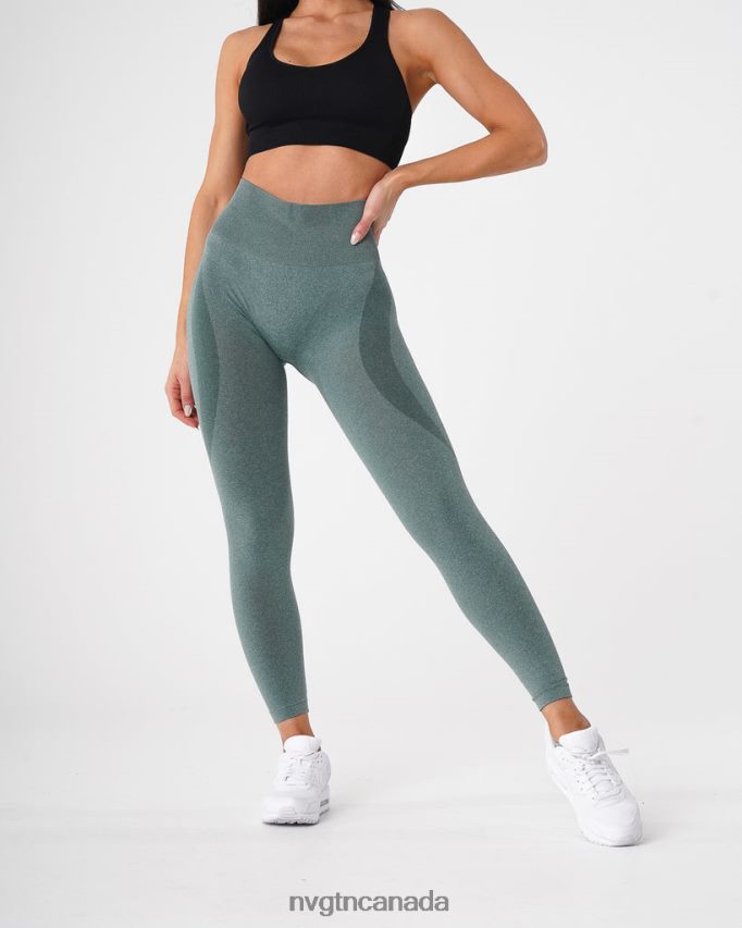 NVGTN Fitness Women Contour Seamless Leggings Forest Green HJXFTJ524