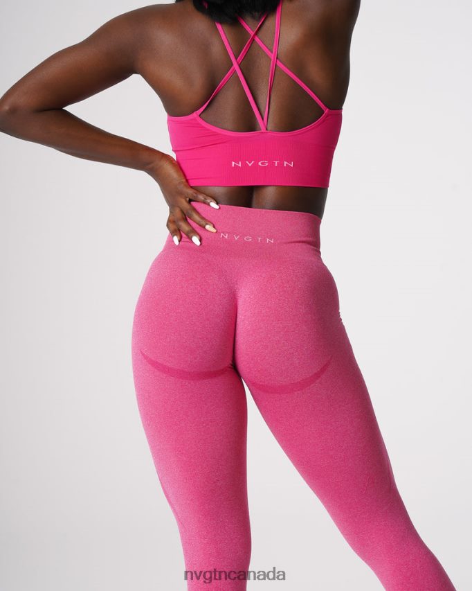 NVGTN Fitness Women Contour Seamless Leggings Fuchsia HJXFTJ529