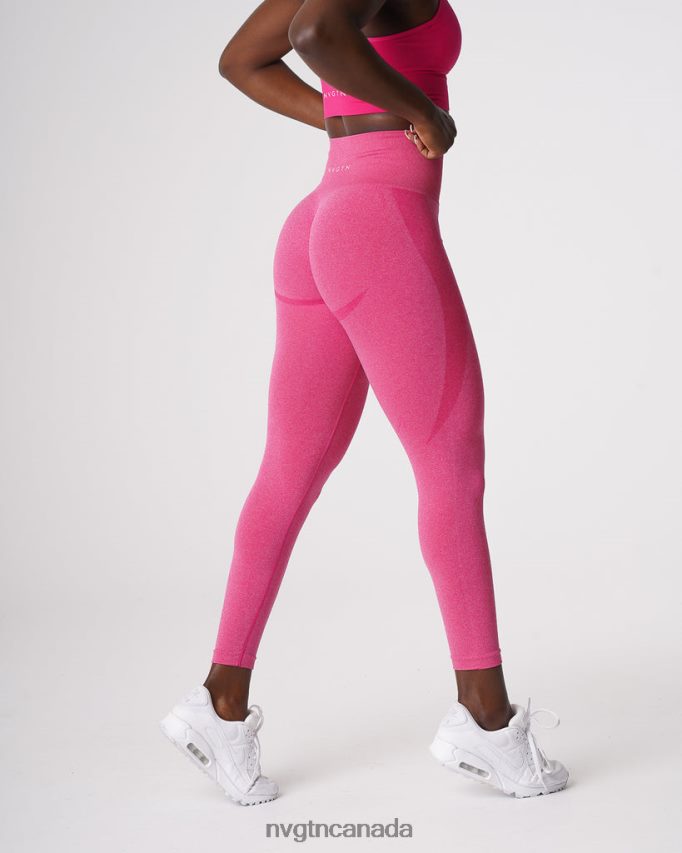 NVGTN Fitness Women Contour Seamless Leggings Fuchsia HJXFTJ529