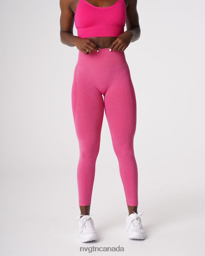 NVGTN Fitness Women Contour Seamless Leggings Fuchsia HJXFTJ529