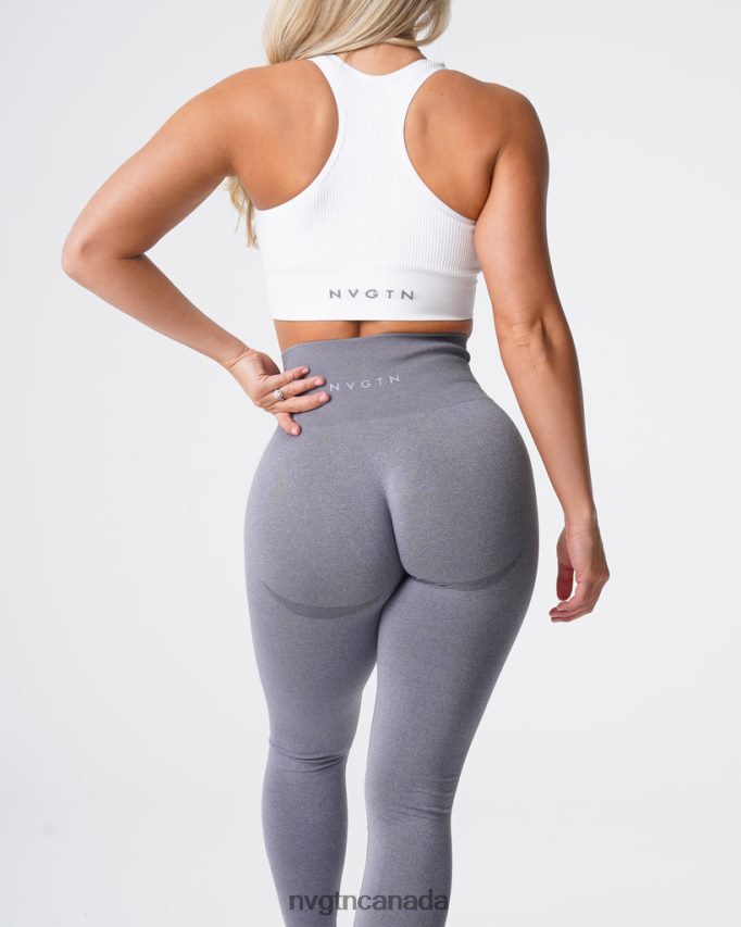 NVGTN Fitness Women Contour Seamless Leggings Grey HJXFTJ508