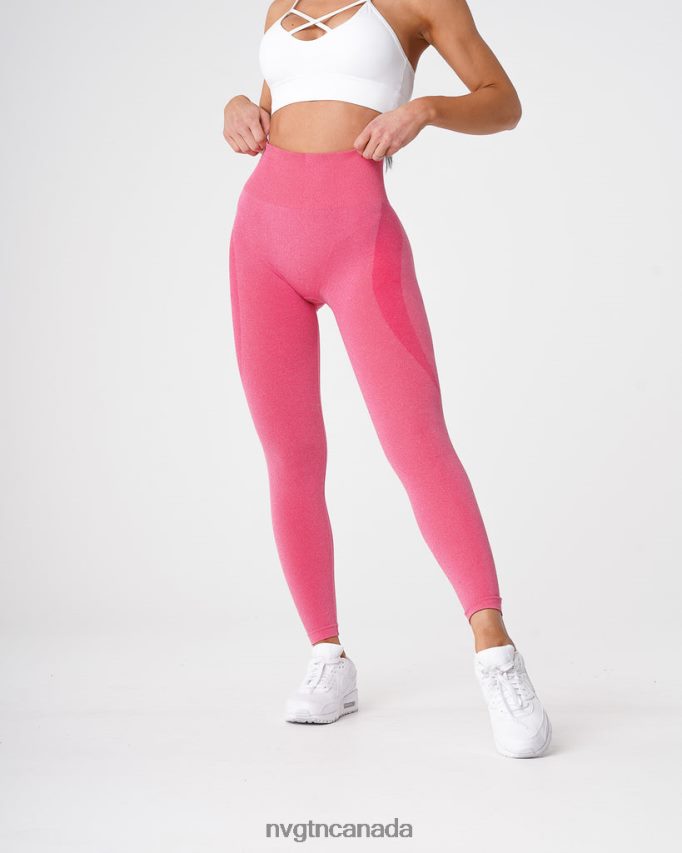 NVGTN Fitness Women Contour Seamless Leggings Hot Pink HJXFTJ526