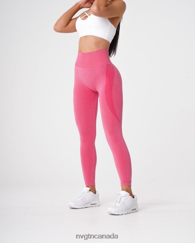 NVGTN Fitness Women Contour Seamless Leggings Hot Pink HJXFTJ526
