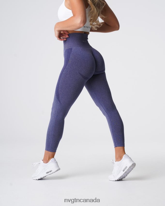 NVGTN Fitness Women Contour Seamless Leggings Indigo HJXFTJ532