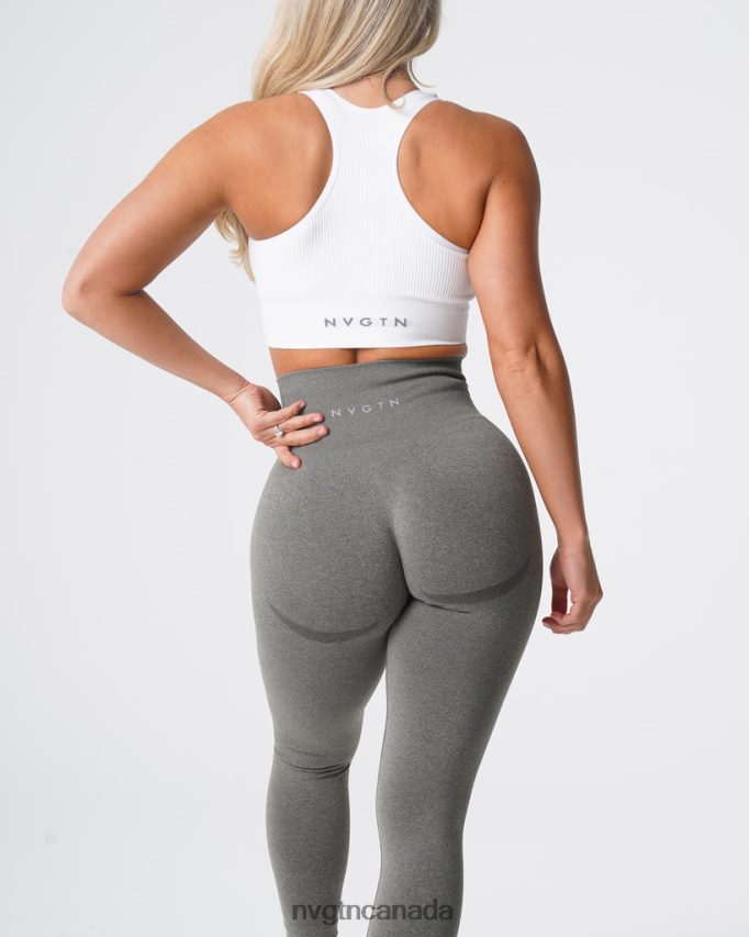 NVGTN Fitness Women Contour Seamless Leggings Khaki Green HJXFTJ525