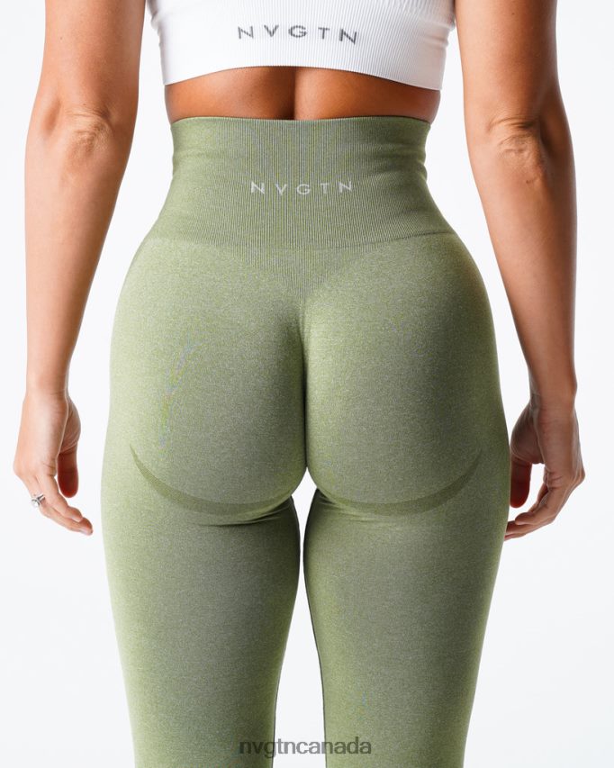 NVGTN Fitness Women Contour Seamless Leggings Meadow HJXFTJ505