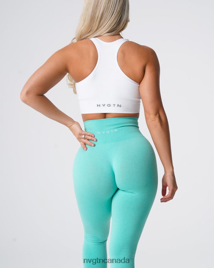 NVGTN Fitness Women Contour Seamless Leggings Mint HJXFTJ531